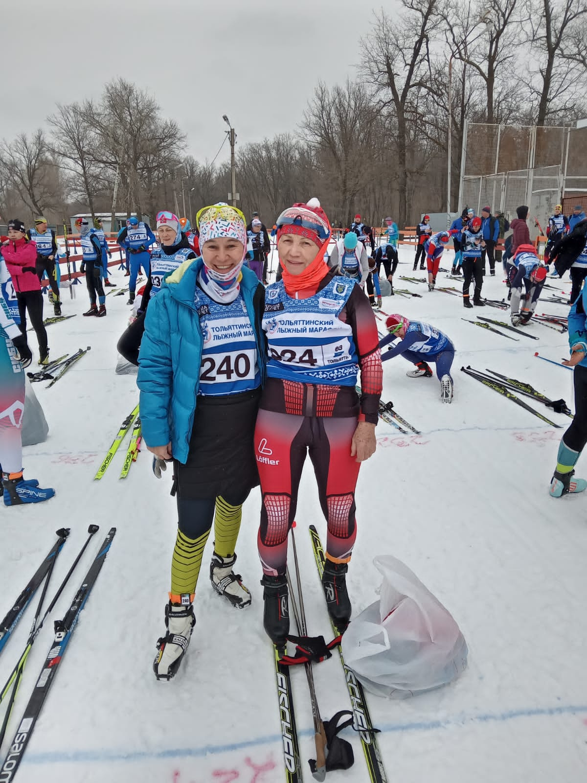 Фото: Мы с Ириной Борисовной на Тольяттинском марафоне 2023 год.
