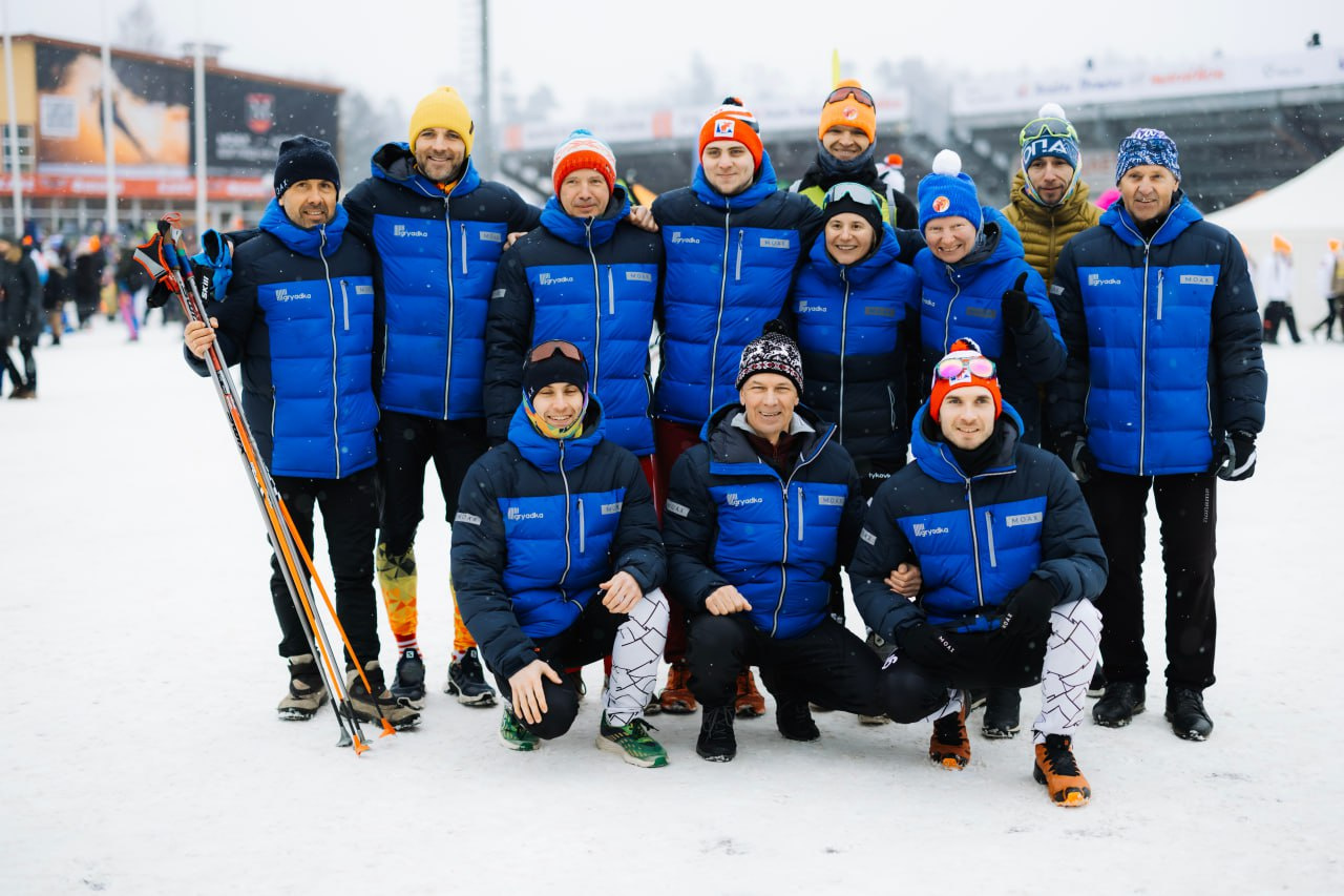 Фото: В этом сезоне (как и в следующем) сил и мотивации придавала наша марафонская команда!